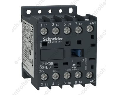 Ρελέ μίνι 4P AC-1 20A 4NO με πηνίο 24VDC LP1K09004BD Schneider Electric